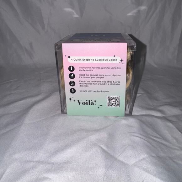 New!! Lock & Mane human hair pony tail extension